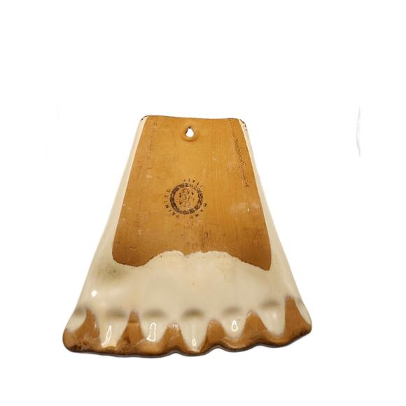 Vintage Italica ARS Pottery Wall Pocket Hand Painted Italy Tuscan Decor - Picture 10 of 11